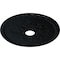 Ekena Millwork Grape Ceiling Medallion (Fits Canopies up to 3 5/8"), 22 5/8"OD x 3 5/8"ID x 5/8"P, Jet Black CM22GRBLF - alternate 3